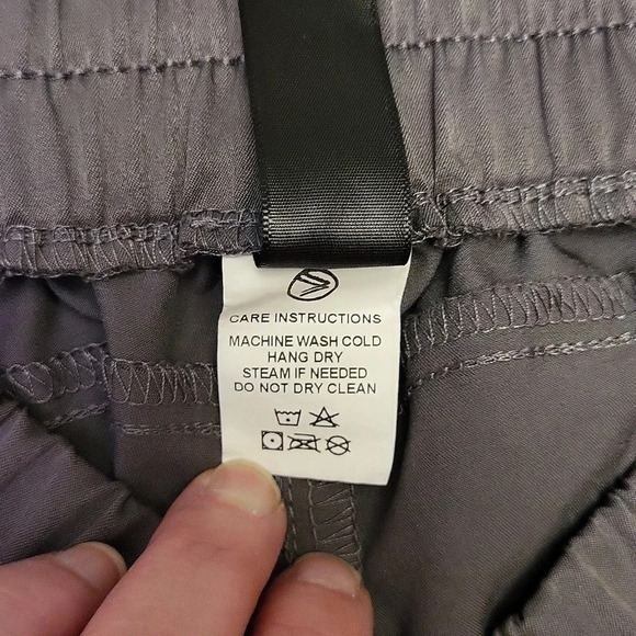 🛍Savvi‎ Grey Elastic Waist Drawstring Womens Shorts Size Medium - Picture 3 of 8